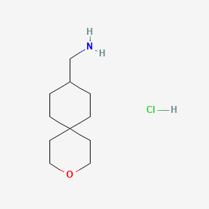 1-{3-Oxaspiro[5.5]undecan-9-yl}methanamine hydrochloride