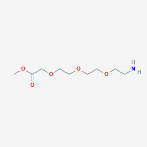 molecular formula C9H19NO5 B13522850 Methyl 2-(2-(2-(2-aminoethoxy)ethoxy)ethoxy)acetate 