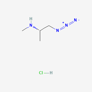 [(2S)-1-azidopropan-2-yl](methyl)aminehydrochloride