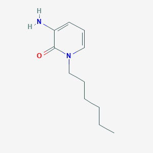 molecular formula C11H18N2O B13522870 3-Amino-1-hexylpyridin-2(1h)-one 