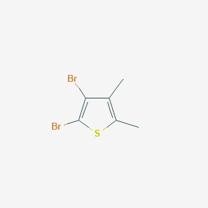 molecular formula C6H6Br2S B13522880 2,3-Dibromo-4,5-dimethylthiophene 