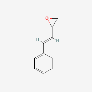 molecular formula C10H10O B13522938 2-(2-Phenylethenyl)oxirane 