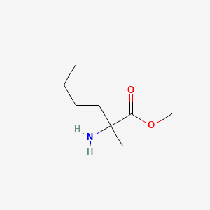 Methyl 2-amino-2,5-dimethylhexanoate