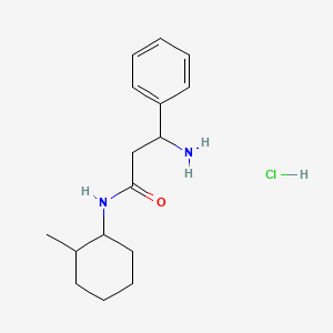 3-amino-N-(2-methylcyclohexyl)-3-phenylpropanamidehydrochloride,Mixtureofdiastereomers