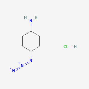 (1r,4r)-4-Azidocyclohexan-1-amine hydrochloride