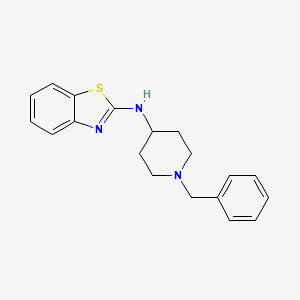 molecular formula C19H21N3S B13523010 N-(1-benzylpiperidin-4-yl)-1,3-benzothiazol-2-amine 