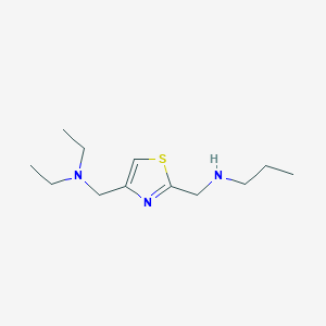 n-((4-((Diethylamino)methyl)thiazol-2-yl)methyl)propan-1-amine