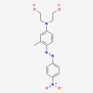 molecular formula C17H20N4O4 B1352304 Disperse Red 17 CAS No. 3179-89-3