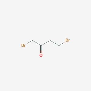 molecular formula C4H6Br2O B13523055 1,4-Dibromobutan-2-one 