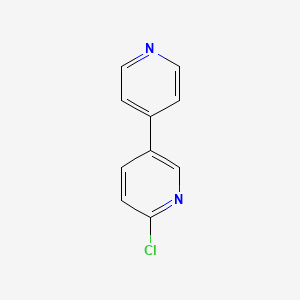 molecular formula C10H7ClN2 B1352306 6-氯-3,4'-联吡啶 CAS No. 79739-22-3