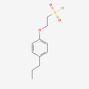 2-(4-Propylphenoxy)ethane-1-sulfonyl chloride