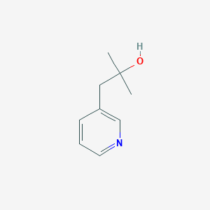 molecular formula C9H13NO B13523126 2-Methyl-1-(pyridin-3-yl)propan-2-ol CAS No. 6302-12-1