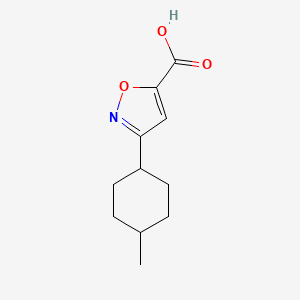 3-(4-Methylcyclohexyl)isoxazole-5-carboxylic acid