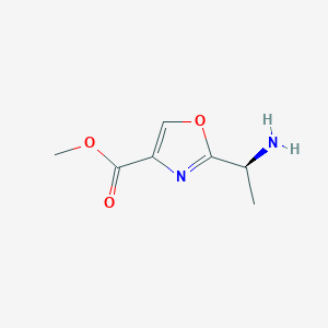 Methyl 2-[(1S)-1-aminoethyl]-1,3-oxazole-4-carboxylate