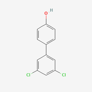 molecular formula C12H8Cl2O B1352328 4-(3,5-二氯苯基)苯酚 CAS No. 4291-32-1