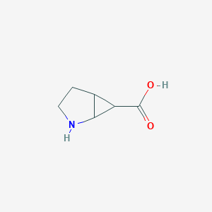 molecular formula C6H9NO2 B13523289 2-Azabicyclo[3.1.0]hexane-6-carboxylic acid 