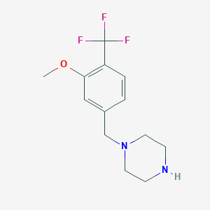 1-(3-Fluoro-5-methoxybenzyl)piperazine