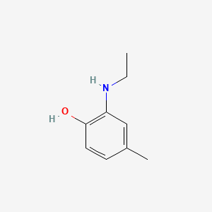 molecular formula C9H13NO B1352331 2-(Ethylamino)-4-methylphenol CAS No. 42485-84-7