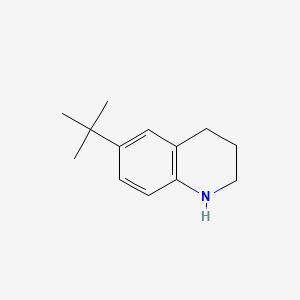 molecular formula C13H19N B1352332 6-(tert-Butyl)-1,2,3,4-tetrahydroquinoline CAS No. 75413-98-8