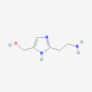 molecular formula C6H11N3O B13523323 (2-(2-Aminoethyl)-1H-imidazol-5-yl)methanol 