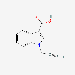 molecular formula C12H9NO2 B13523332 1-(prop-2-yn-1-yl)-1H-indole-3-carboxylicacid 