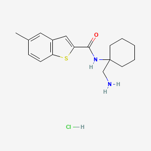 N-(1-(Aminomethyl)cyclohexyl)-5-methylbenzo[b]thiophene-2-carboxamide hydrochloride