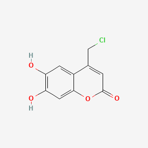 molecular formula C10H7ClO4 B1352344 4-(氯甲基)-6,7-二羟基-2-苯并吡喃酮 CAS No. 85029-91-0