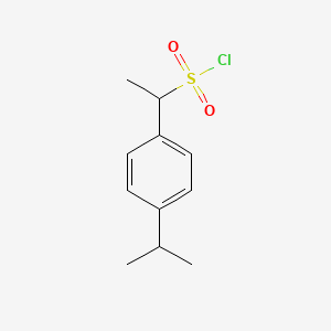 1-(4-Isopropylphenyl)ethane-1-sulfonyl chloride