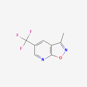 3-Methyl-5-(trifluoromethyl)-[1,2]oxazolo[5,4-b]pyridine