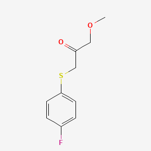 1-((4-Fluorophenyl)thio)-3-methoxypropan-2-one