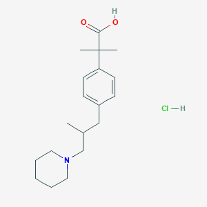 2-Methyl-2-{4-[2-methyl-3-(piperidin-1-yl)propyl]phenyl}propanoicacidhydrochloride