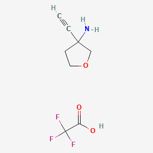 3-Ethynyloxolan-3-amine,trifluoroaceticacid