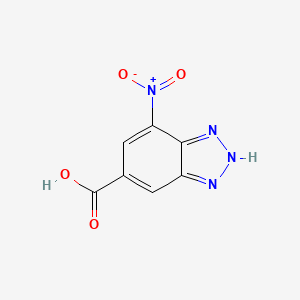 B1352358 7-nitro-1H-benzo[d][1,2,3]triazole-5-carboxylic acid CAS No. 333767-00-3