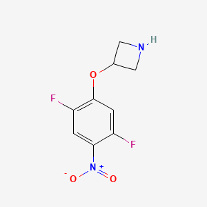 3-(2,5-Difluoro-4-nitrophenoxy)azetidine