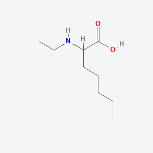 2-(Ethylamino)heptanoic acid