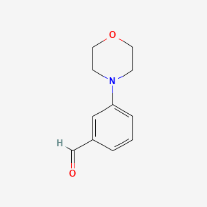 molecular formula C11H13NO2 B1352361 3-吗啉基苯甲醛 CAS No. 446866-87-1