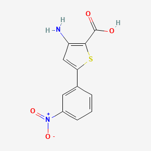 3-Amino-5-(3-nitrophenyl)thiophene-2-carboxylic acid