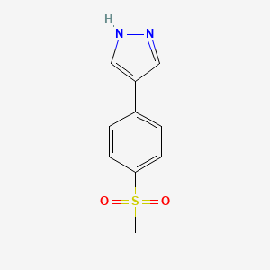 4-[4-(Methylsulfonyl)phenyl]-1H-pyrazole