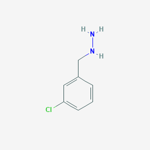 molecular formula C7H9ClN2 B1352379 (3-Chlorobenzyl)hydrazine CAS No. 51421-12-6