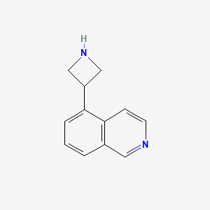 molecular formula C12H12N2 B13523805 5-(Azetidin-3-yl)isoquinoline 