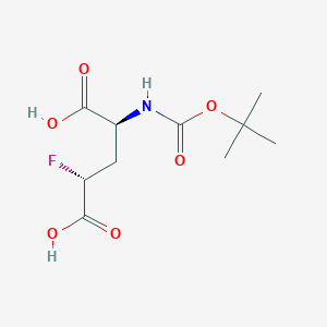 (2S,4R)-2-{[(tert-butoxy)carbonyl]amino}-4-fluoropentanedioicacid