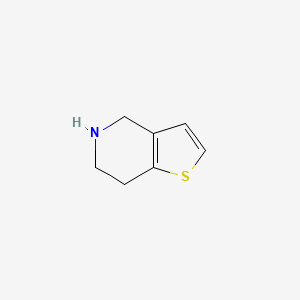 molecular formula C7H9NS B1352387 4,5,6,7-Tetrahydrothieno[3,2-c]pyridine CAS No. 54903-50-3