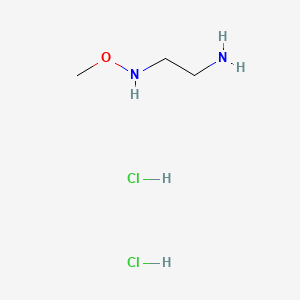 molecular formula C3H12Cl2N2O B13523885 (2-Aminoethyl)(methoxy)aminedihydrochloride 