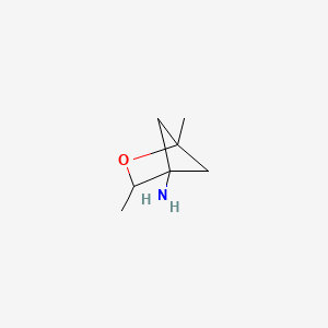 molecular formula C7H13NO B13523927 1,3-Dimethyl-2-oxabicyclo[2.1.1]hexan-4-amine 