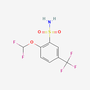 2-Difluoromethoxy-5-(trifluoromethyl)benzenesulfonamide