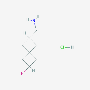 1-{6-Fluorospiro[3.3]heptan-2-yl}methanaminehydrochloride