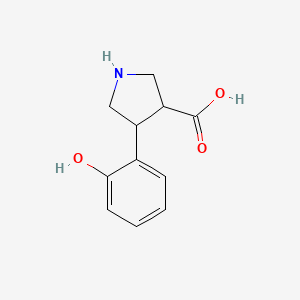 4-(2-Hydroxyphenyl)pyrrolidine-3-carboxylic acid