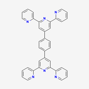 B1352409 1,4-Di([2,2':6',2''-terpyridin]-4'-yl)benzene CAS No. 146406-75-9