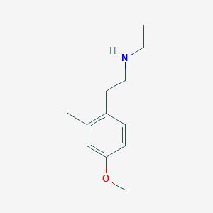 n-Ethyl-2-(4-methoxy-2-methylphenyl)ethan-1-amine