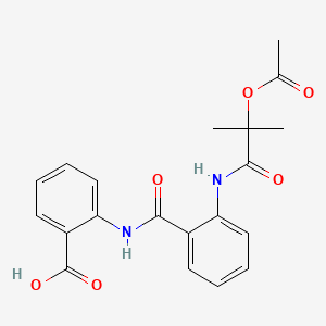 2-{2-[2-(Acetyloxy)-2-methylpropanamido]benzamido}benzoicacid